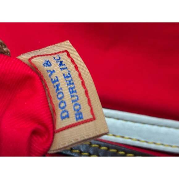 Dooney Bourke Cream Pebble Leather Lock Crossbody Bag - Picture 5 of 16